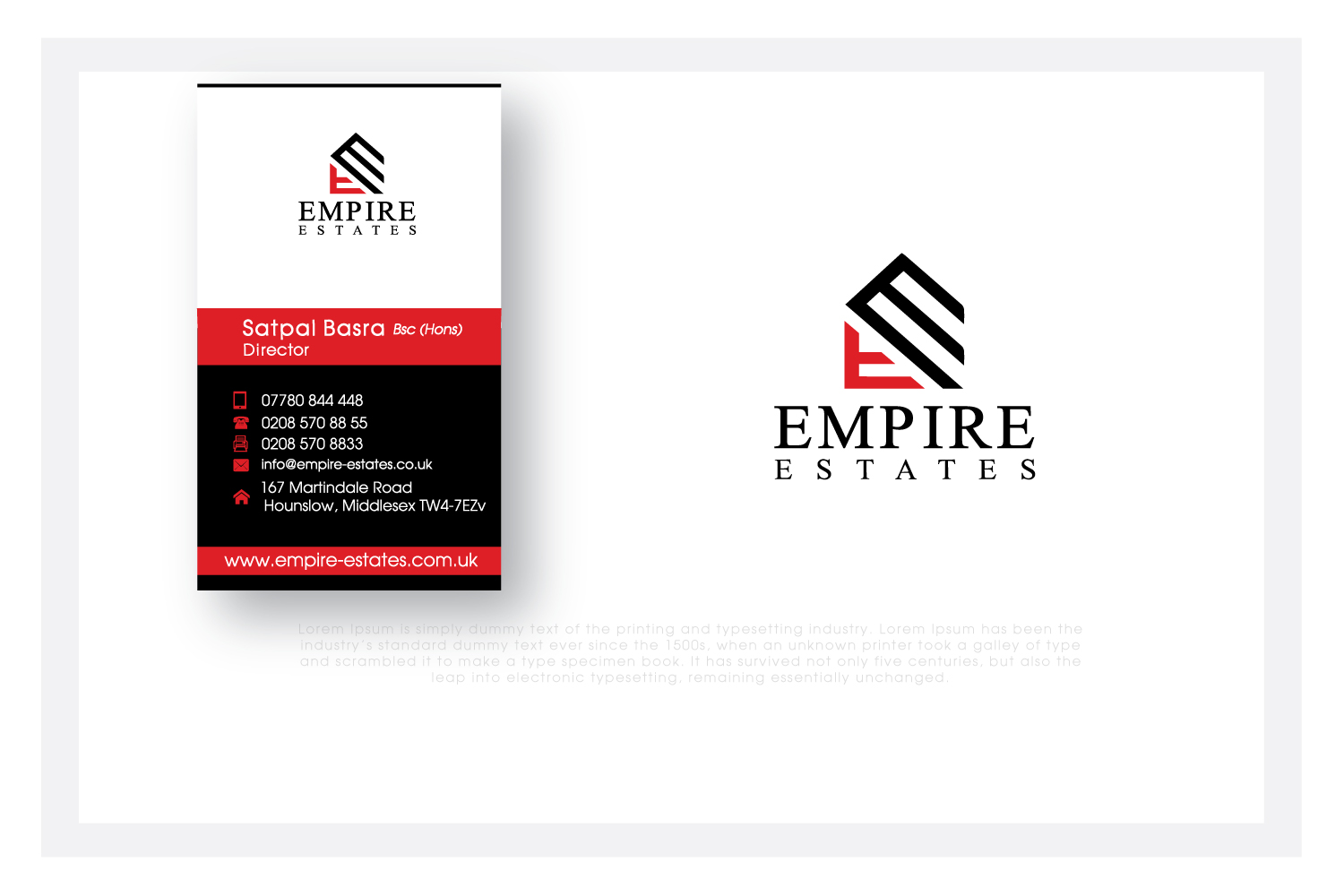Logo Design by solidinto for EMPIRE ESTATES | Design #16784176
