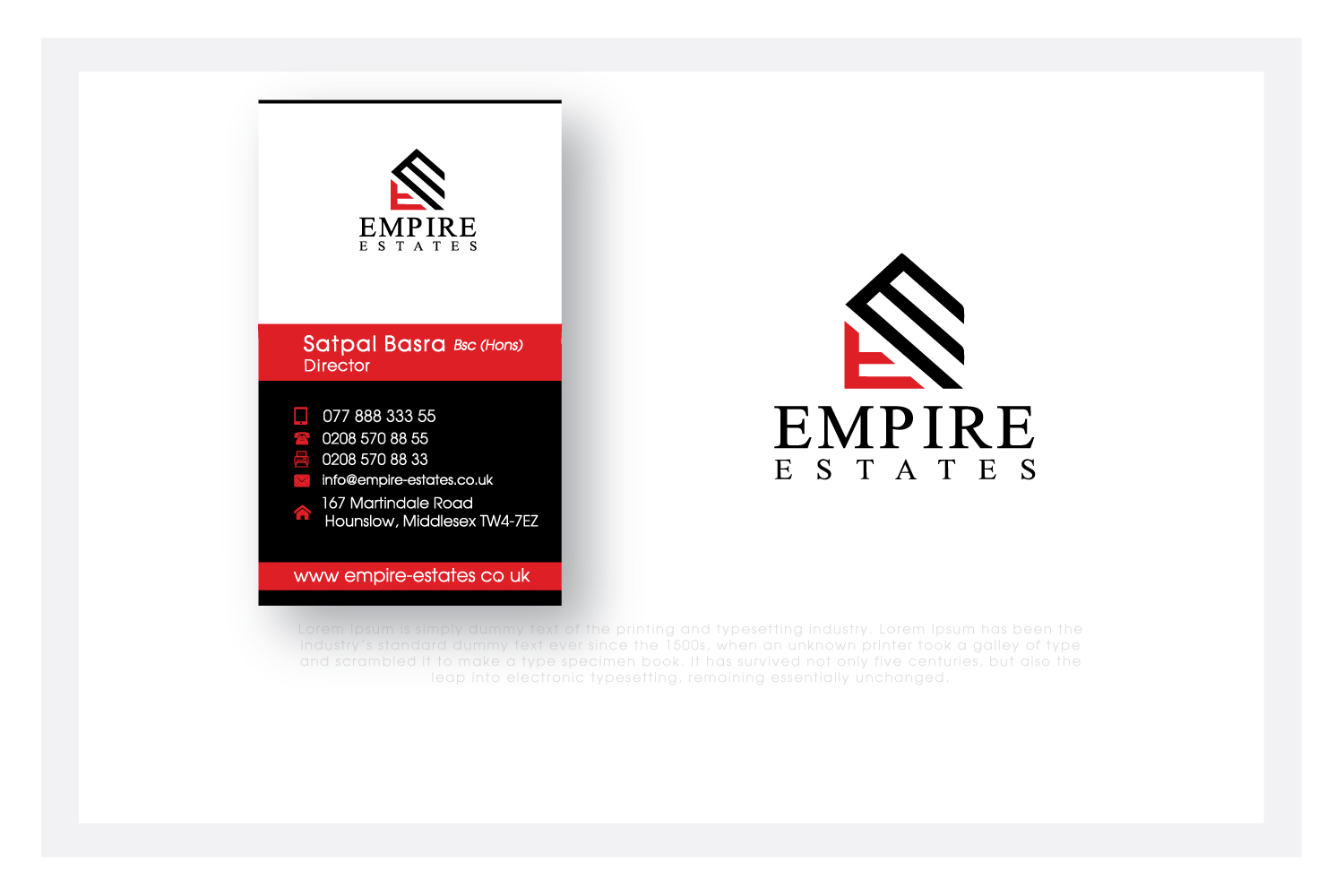 Logo Design by solidinto for EMPIRE ESTATES | Design #16784878