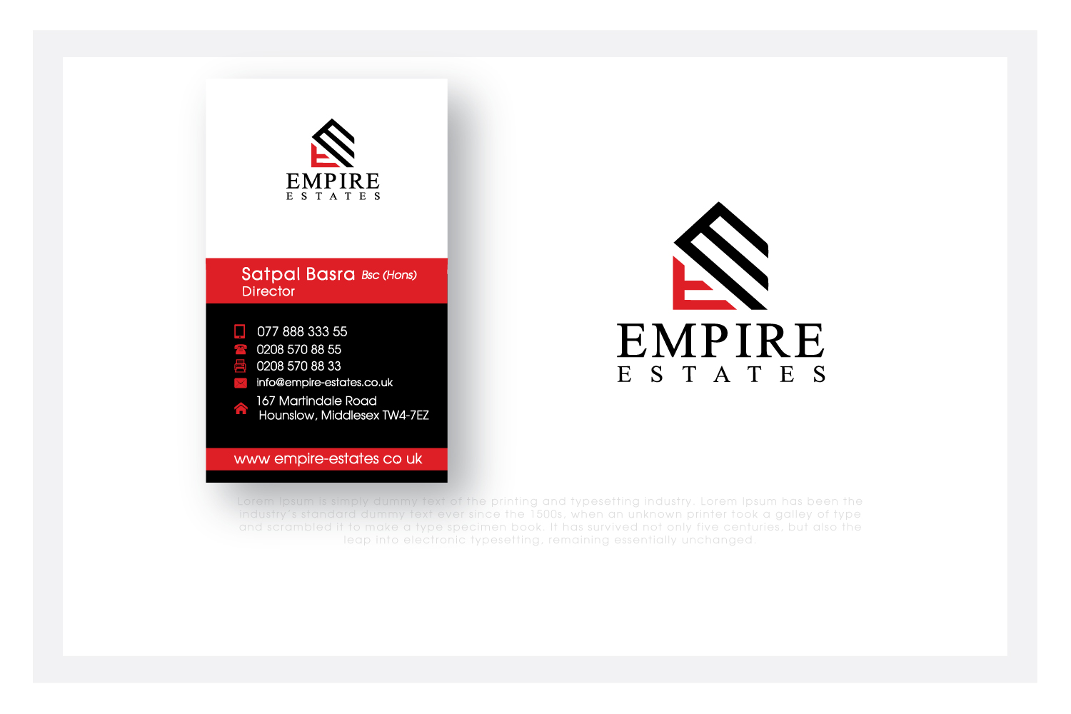 Logo Design by solidinto for EMPIRE ESTATES | Design #16785123
