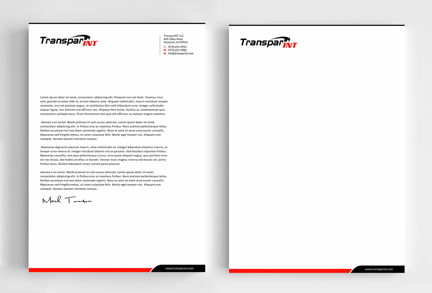 Stationery Design by SKYdesign for this project | Design #16511440