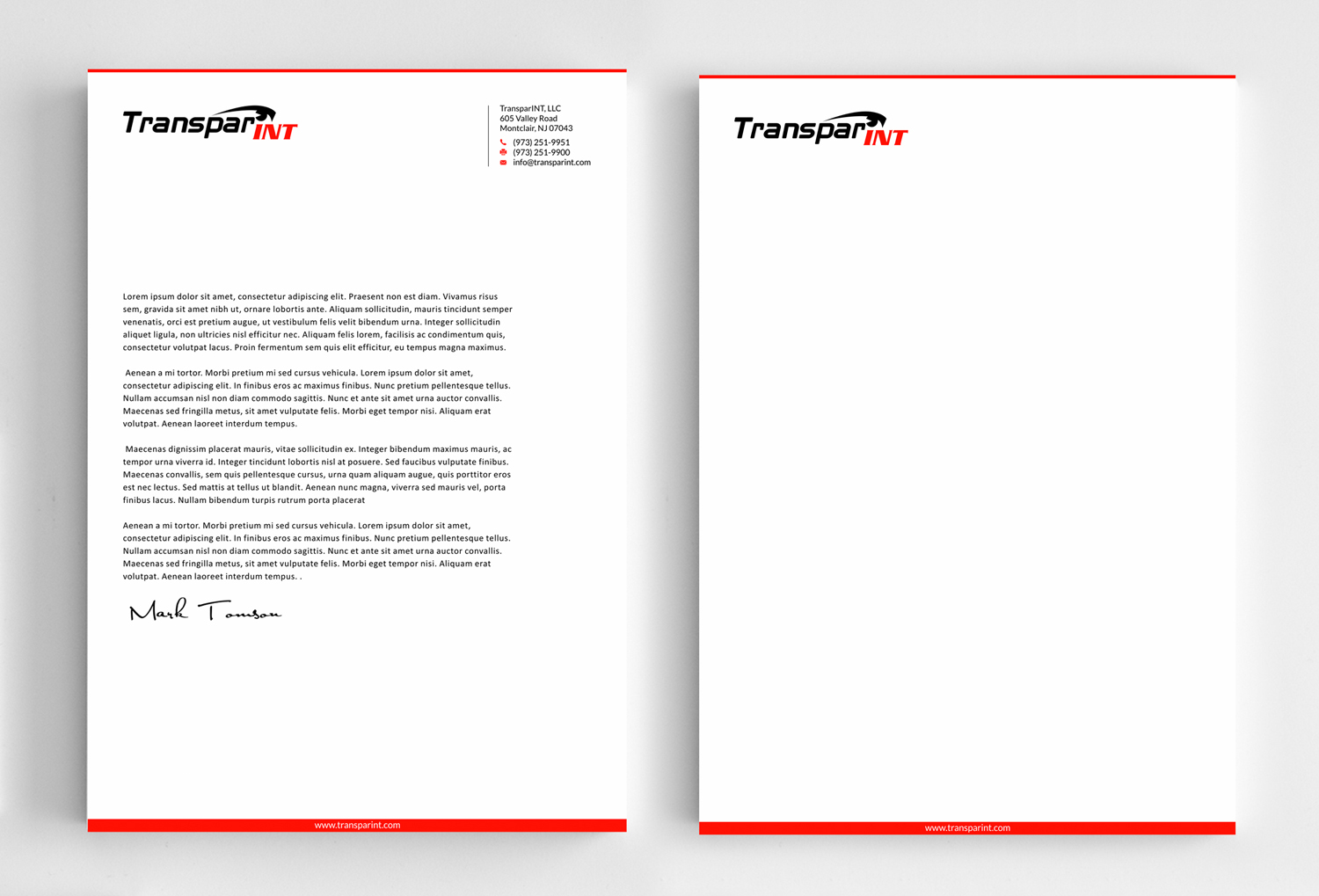 Stationery Design by SKYdesign for this project | Design #16511477
