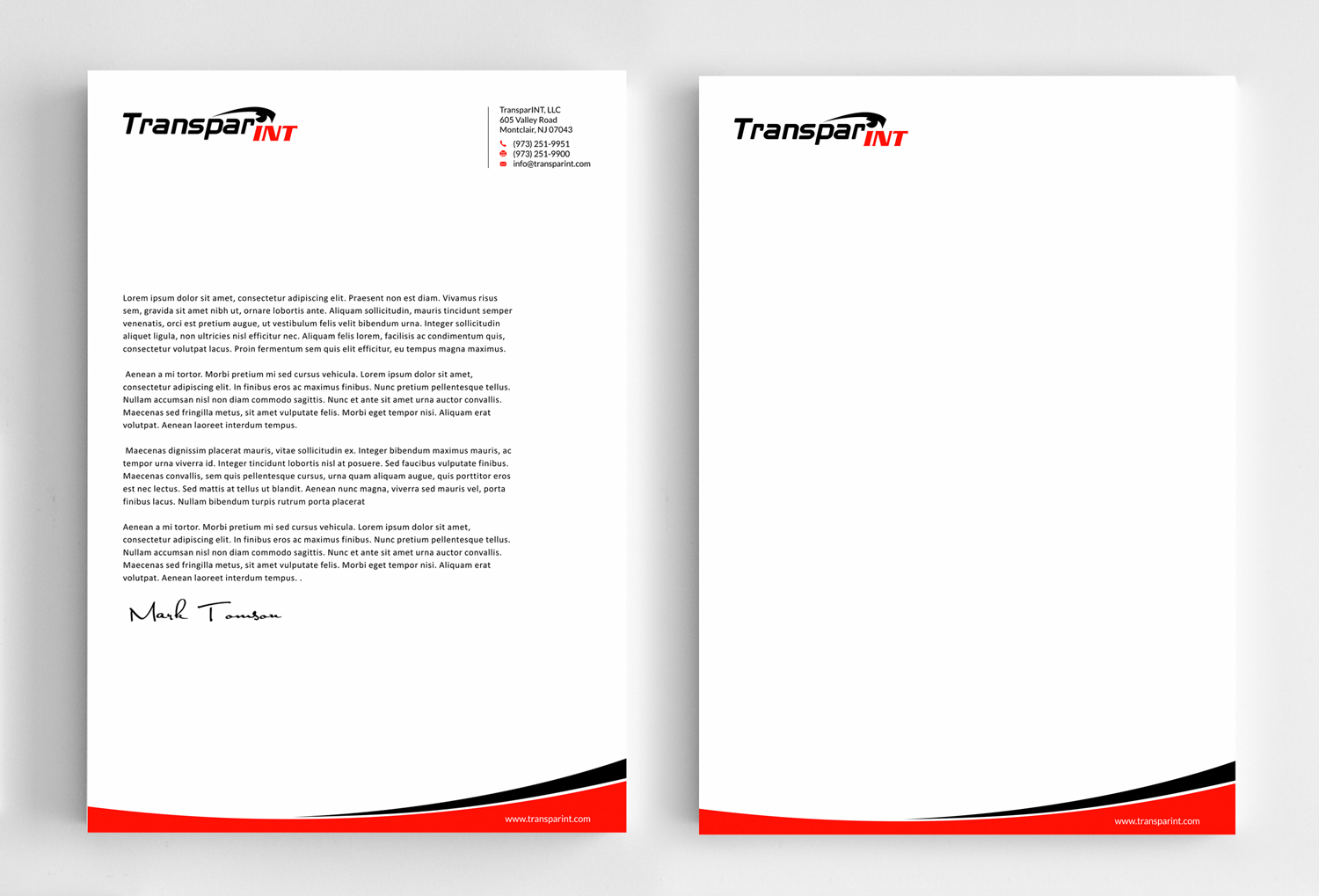 Stationery Design by SKYdesign for this project | Design #16511584