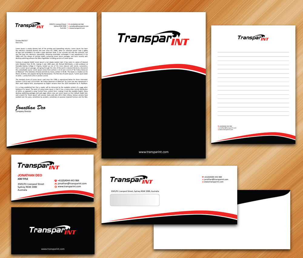 Stationery Design by Sarmishtha Chattopadhyay_loginchange for this project | Design #16483091