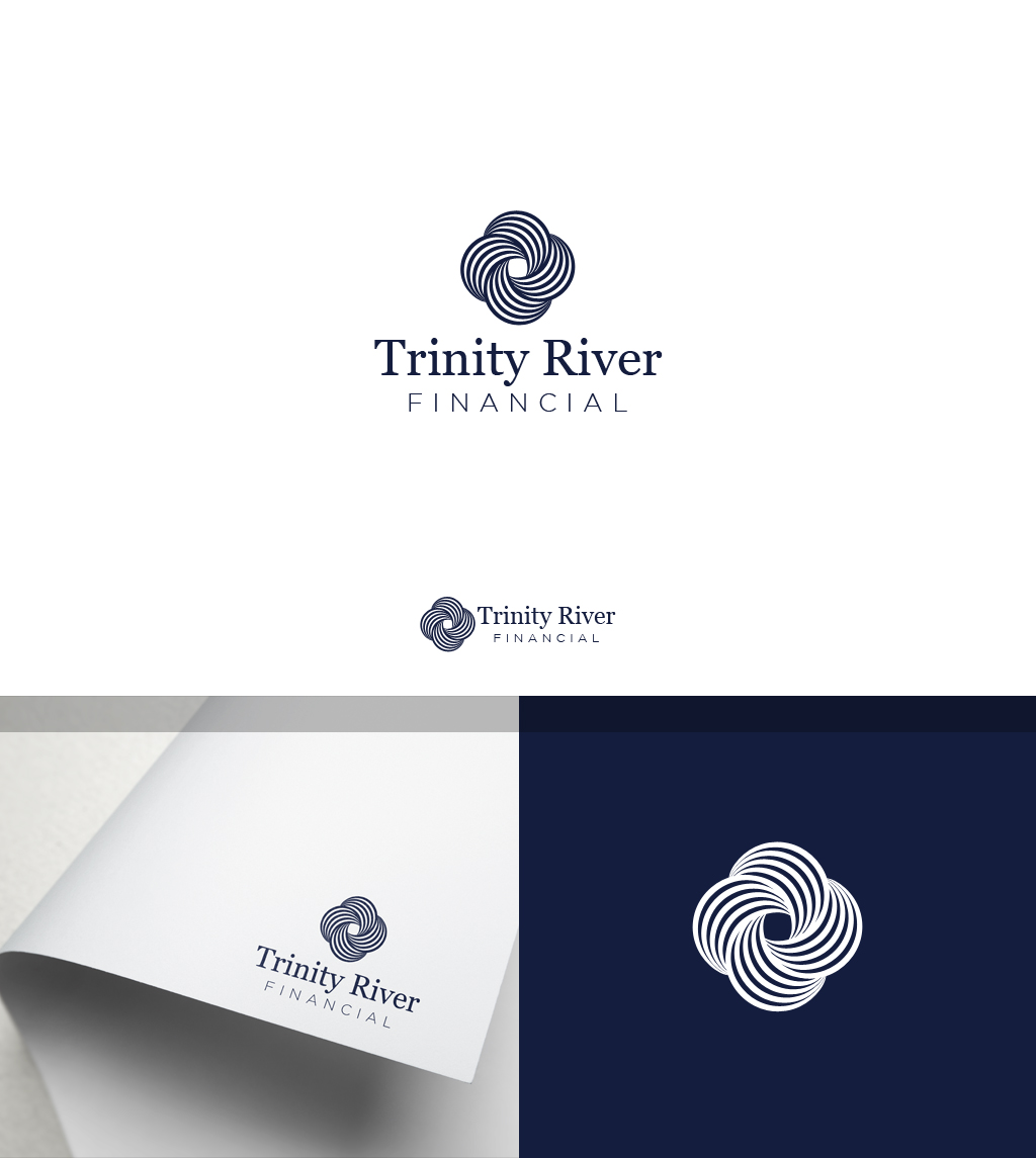 Logo-Design von JohnM. für Trinity River Financial | Design #16484459