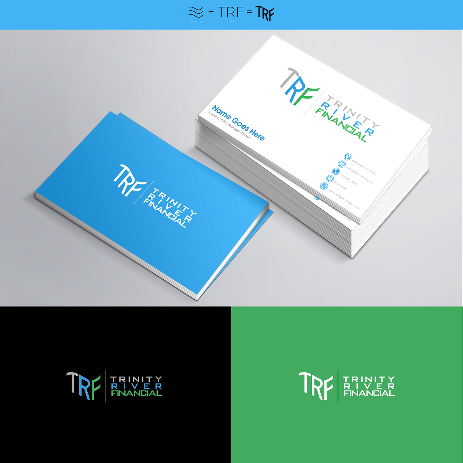 Logo Design by GOOD ARTZ for Trinity River Financial | Design #16487931