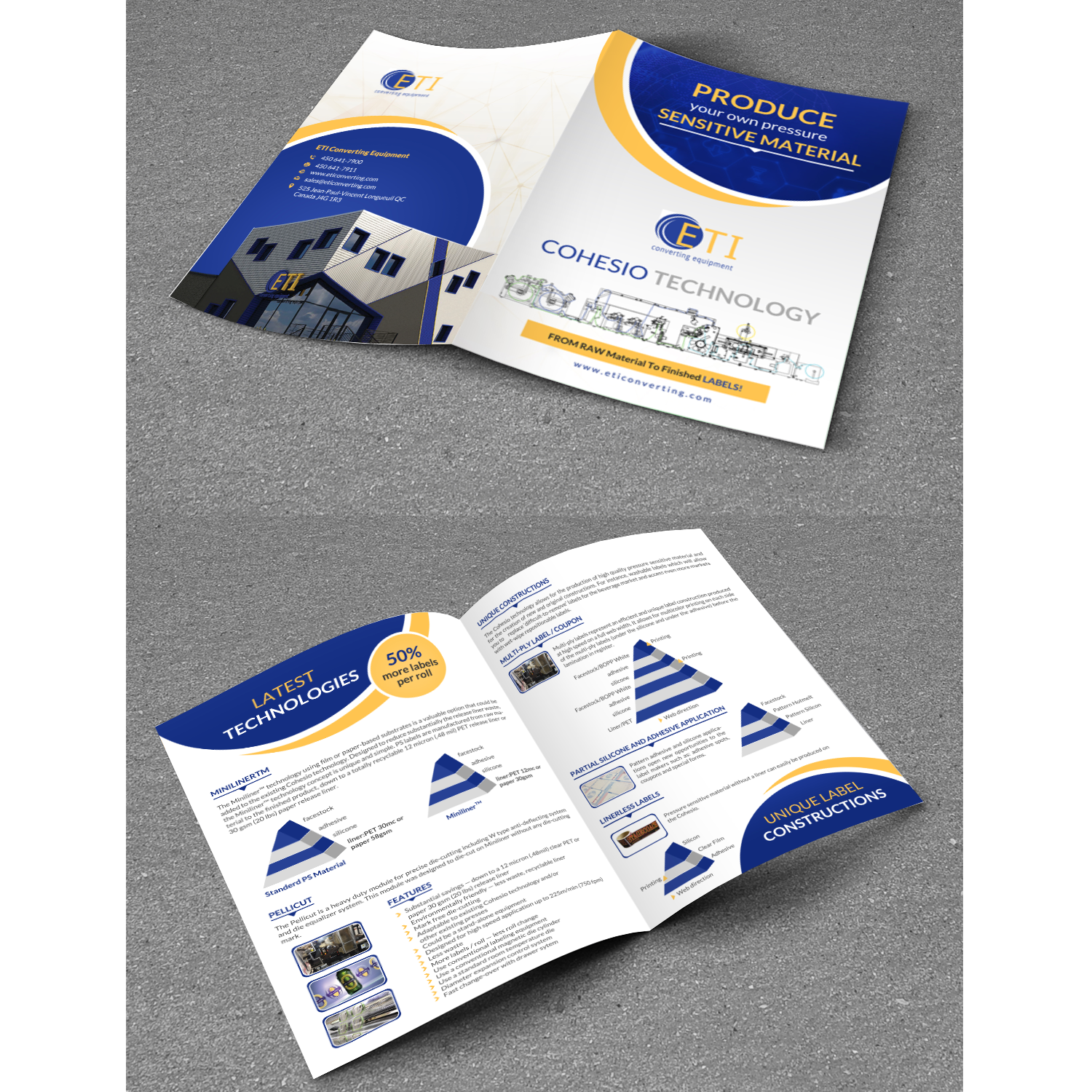 Brochure Design by creative.bugs for ETI Converting | Design #16542042
