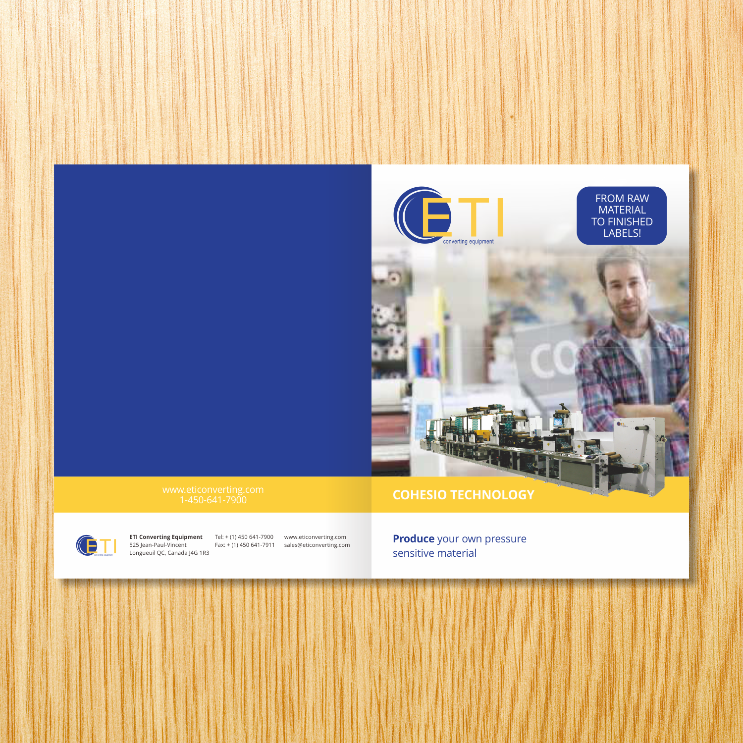 Design de Brochure par barinix pour ETI Converting | Design #16521014