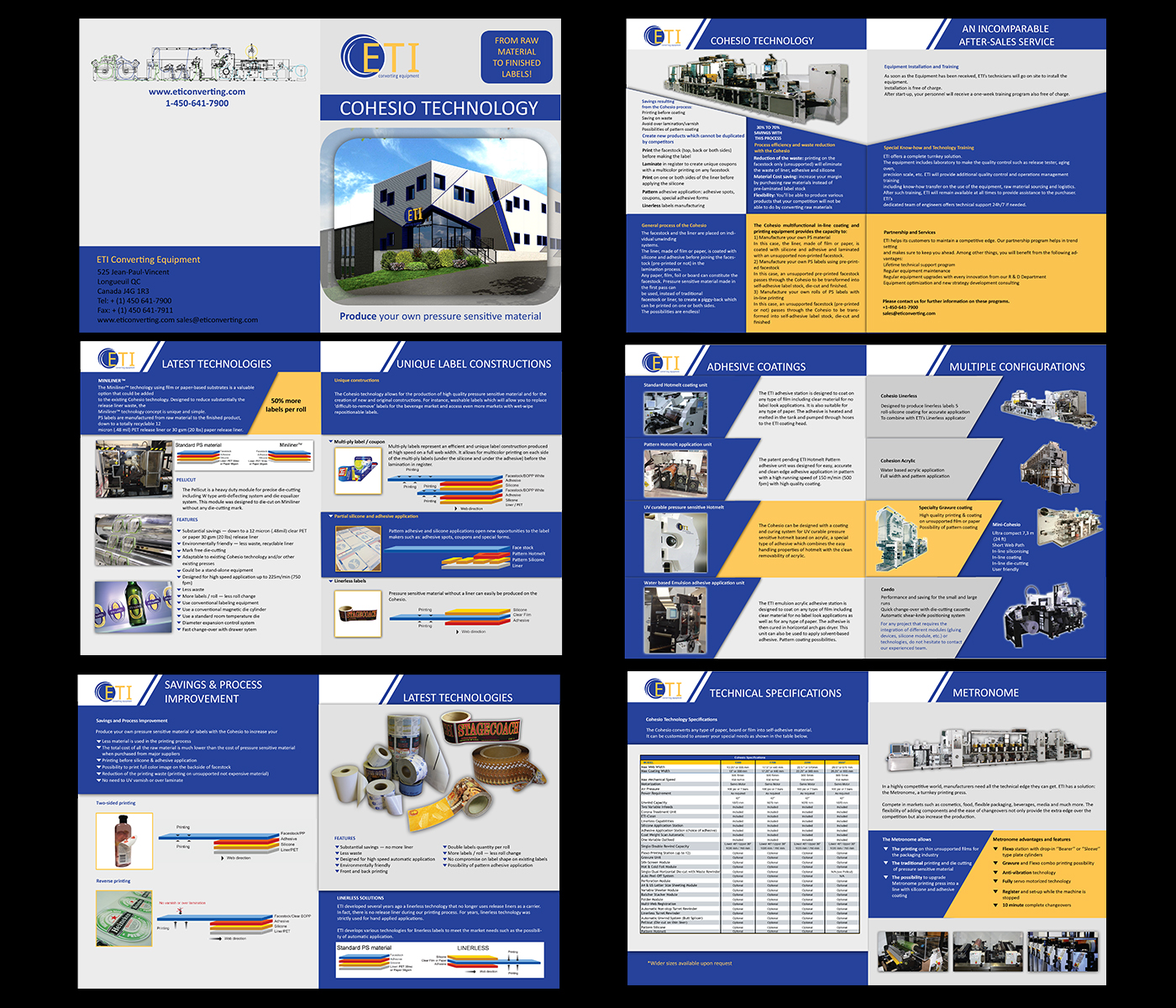 Design de Brochure par ElenaHong pour ETI Converting | Design #16535716