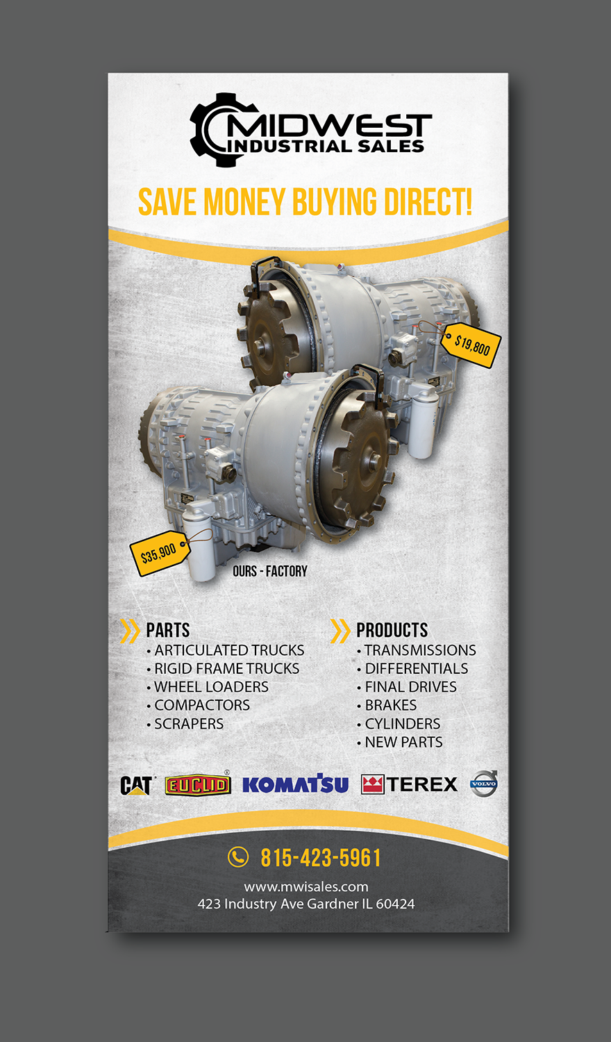 Flyer-Design von alex989 für MIDWEST INDUSTRIAL SALES | Design #16490758