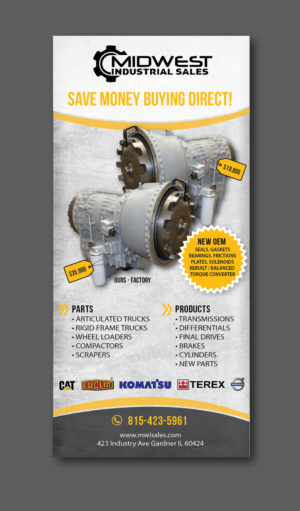Flyer Design by alex989 for MIDWEST INDUSTRIAL SALES | Design: #16490780