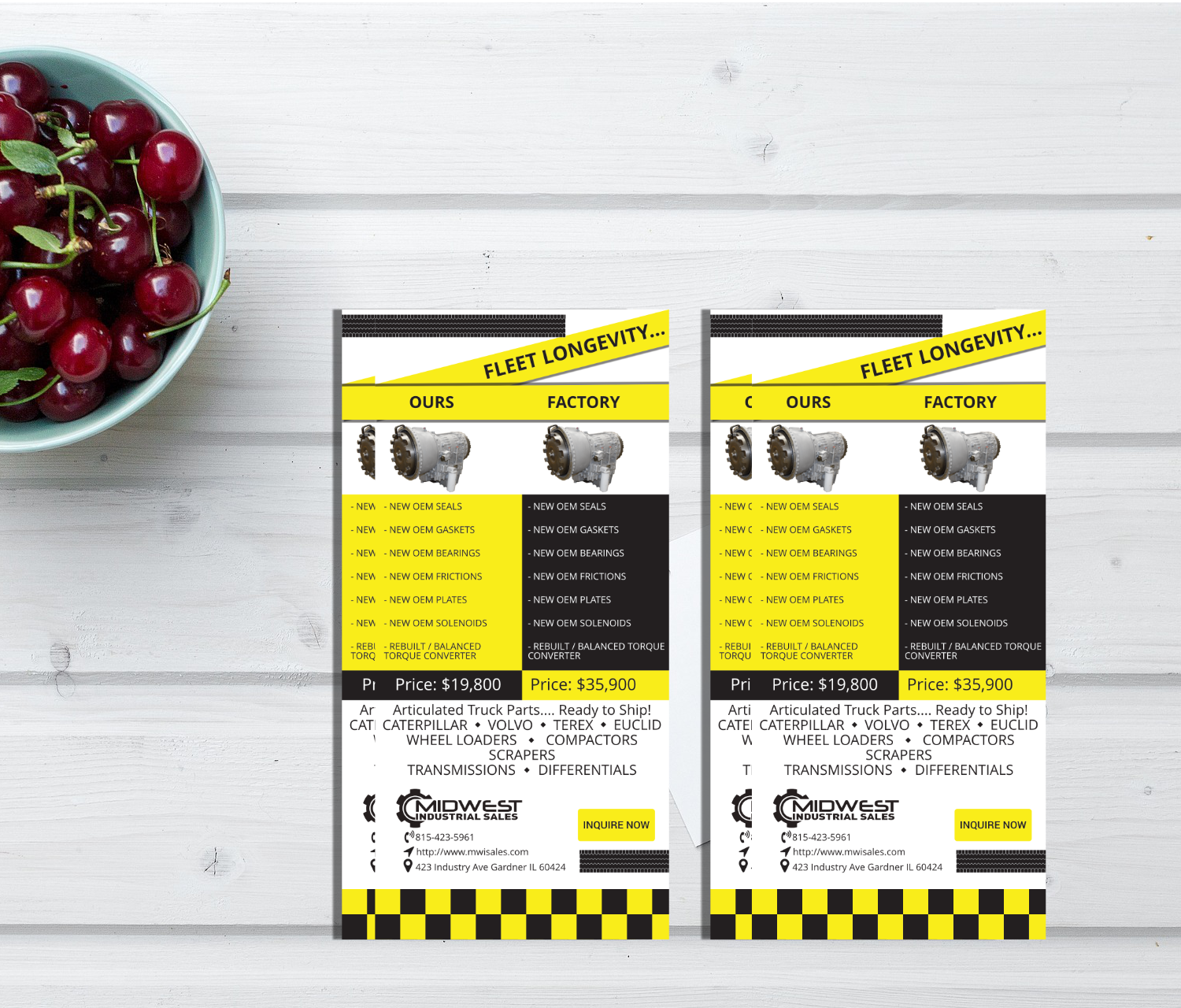Flyer Design by Mike Rosales (@mrdzyn) for MIDWEST INDUSTRIAL SALES | Design #16487576