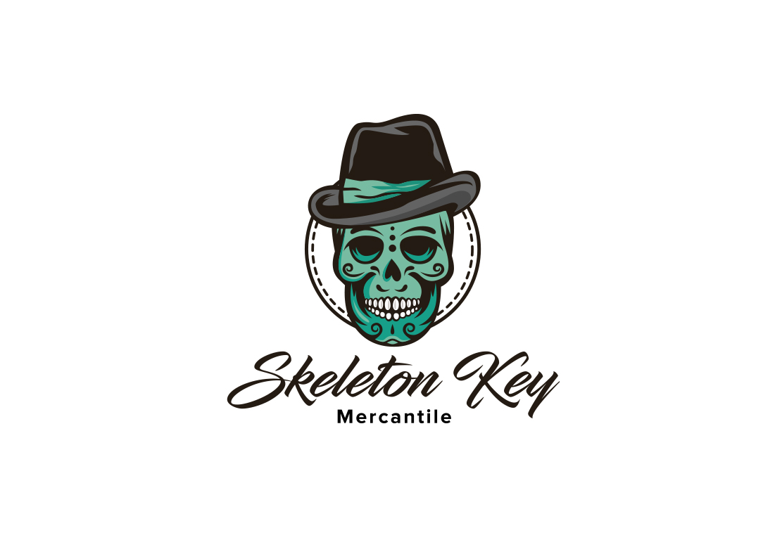 Logo Design by B.Tibéri for Skeleton Key Mercantile | Design #16510905