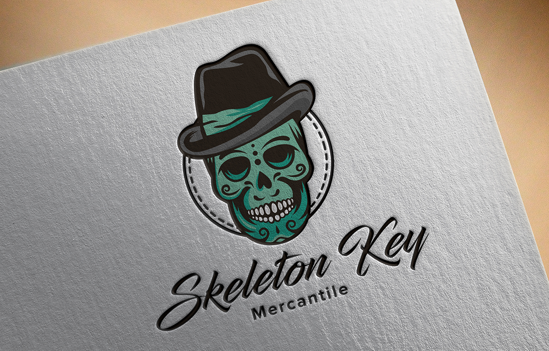 Logo Design by B.Tibéri for Skeleton Key Mercantile | Design #16510907