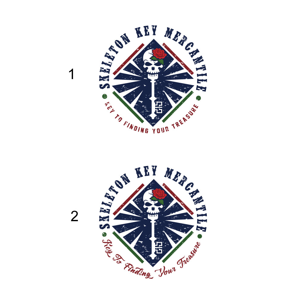 Logo Design by ecorokerz for Skeleton Key Mercantile | Design #16496044