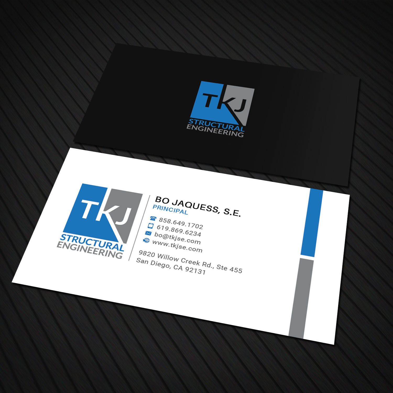Business Card Design by Sandaruwan for TKJ Structural Engineering | Design: #16526641