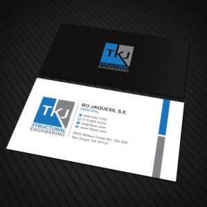 Business Card Design by Sandaruwan for TKJ Structural Engineering | Design #16526641