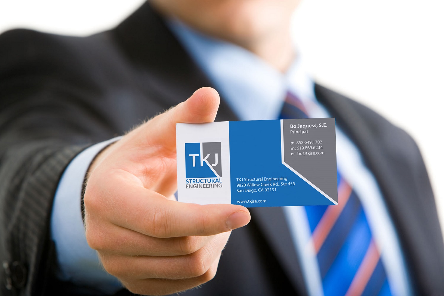 Visitenkarten-Design von Elizabeta für TKJ Structural Engineering | Design #16489618
