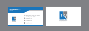 Visitenkarten-Design von Andrea für TKJ Structural Engineering | Design: #16501400
