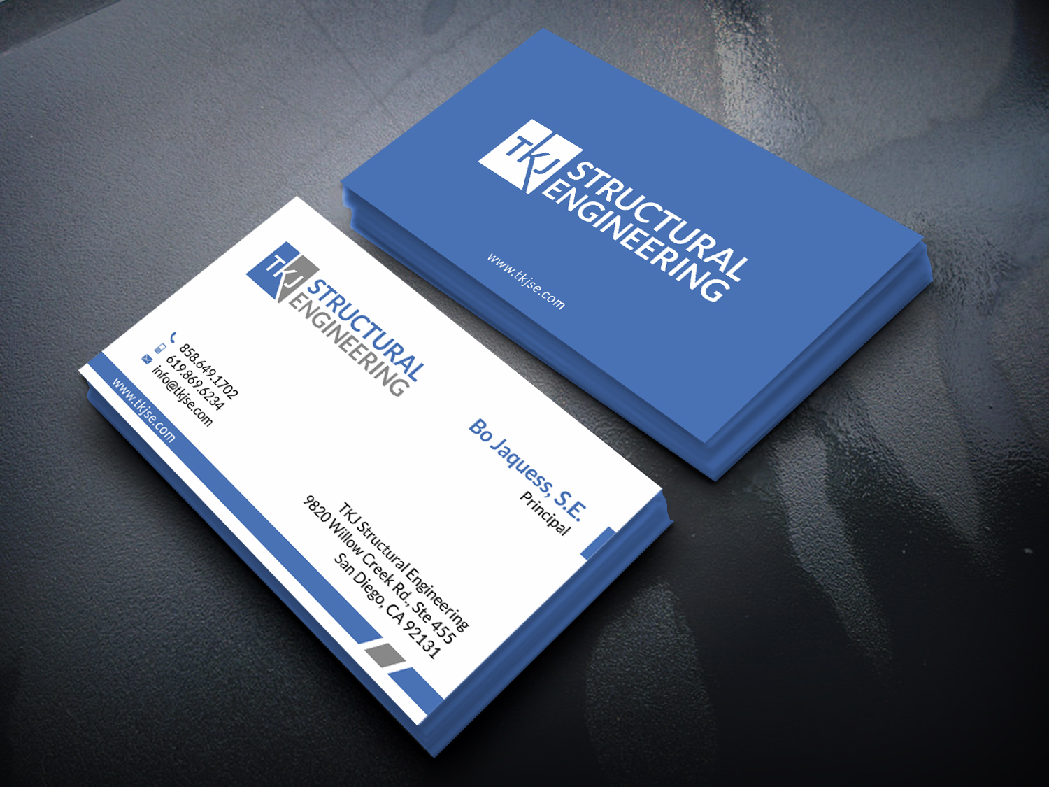 Visitenkarten-Design von SKYdesign für TKJ Structural Engineering | Design #16497214