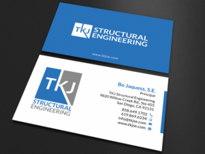 Visitenkarten-Design von SKYdesign für TKJ Structural Engineering | Design: #16497246