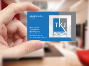 Business Card Design by Creations Box 2015 for TKJ Structural Engineering | Design: #16496175