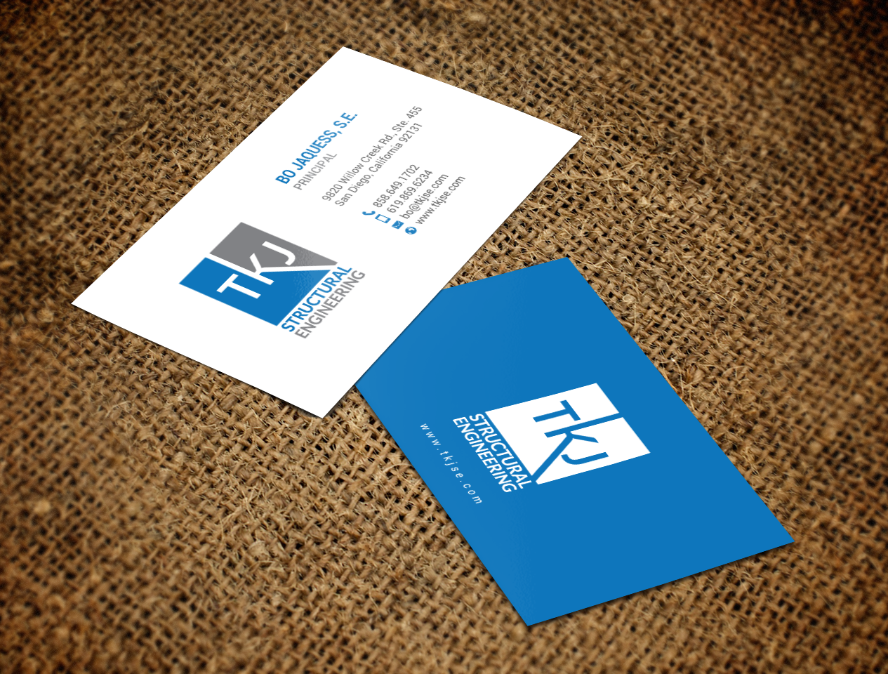 Visitenkarten-Design von chandrayaan.creative für TKJ Structural Engineering | Design #16555305