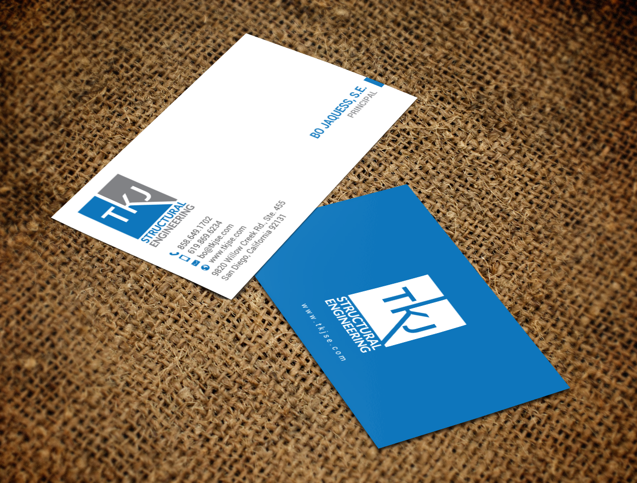 Visitenkarten-Design von chandrayaan.creative für TKJ Structural Engineering | Design #16555306