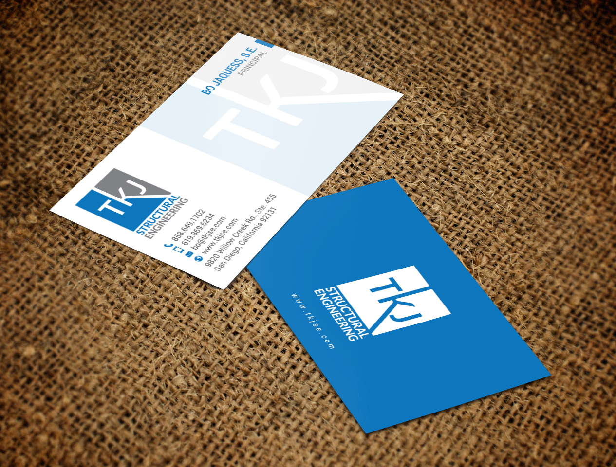 Visitenkarten-Design von chandrayaan.creative für TKJ Structural Engineering | Design #16555307