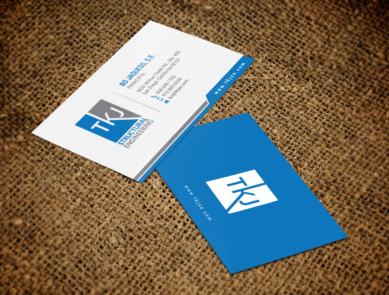 Visitenkarten-Design von chandrayaan.creative für TKJ Structural Engineering | Design #16555962