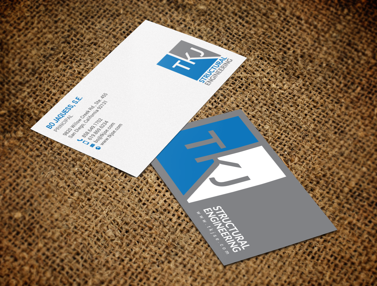 Visitenkarten-Design von chandrayaan.creative für TKJ Structural Engineering | Design #16556177