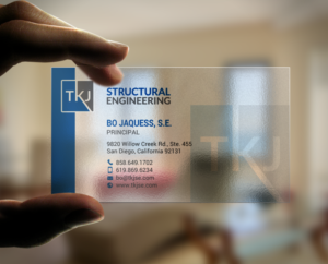 Business Card Design by chandrayaan.creative for TKJ Structural Engineering | Design: #16556179