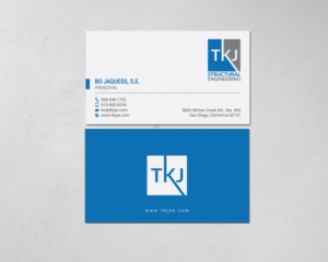 Business Card Design by chandrayaan.creative for TKJ Structural Engineering | Design: #16572259