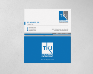 Business Card Design by chandrayaan.creative for TKJ Structural Engineering | Design: #16572304
