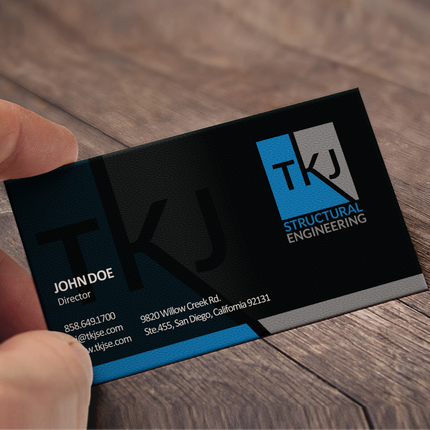 Business Card Design by Creative Jiniya for TKJ Structural Engineering | Design #16540830