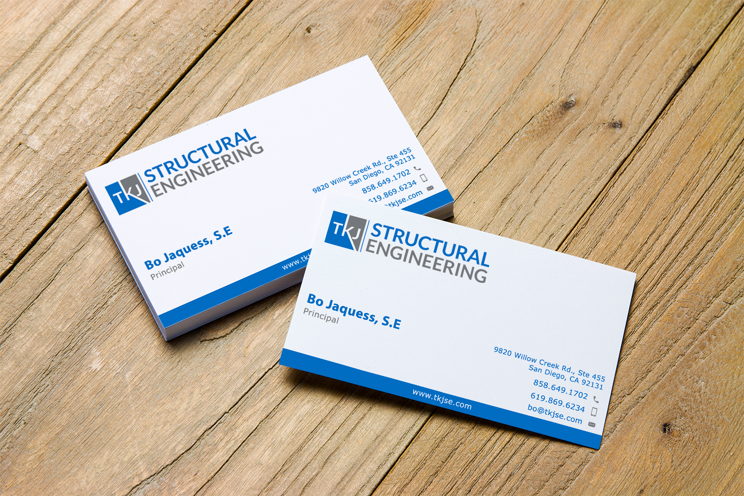 Visitenkarten-Design von Imagine Box für TKJ Structural Engineering | Design #16540660