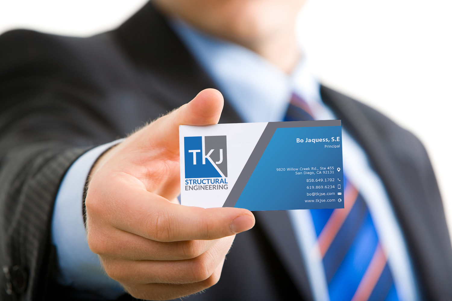 Business Card Design by Imagine Box for TKJ Structural Engineering | Design #16566264