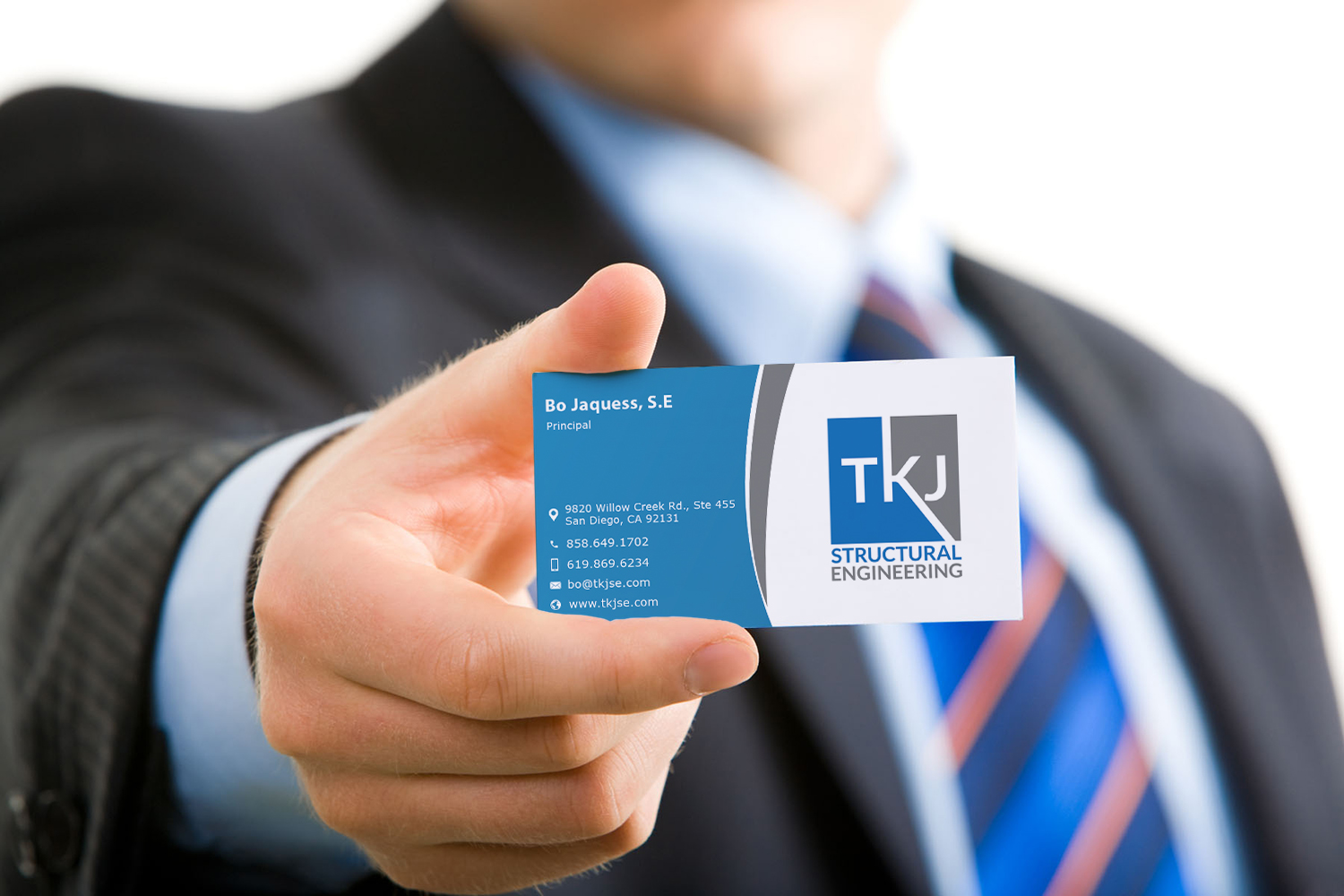 Business Card Design by Imagine Box for TKJ Structural Engineering | Design #16566265