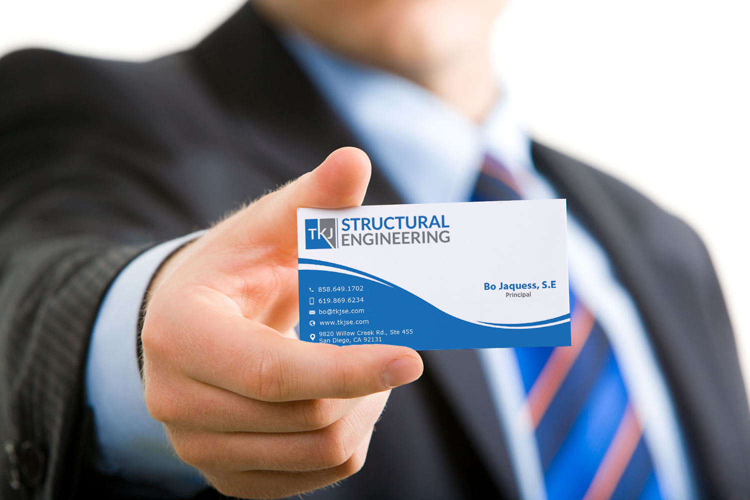 Business Card Design by Imagine Box for TKJ Structural Engineering | Design #16566266