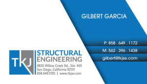 Business Card Design by tjgdzns for TKJ Structural Engineering | Design: #16518141