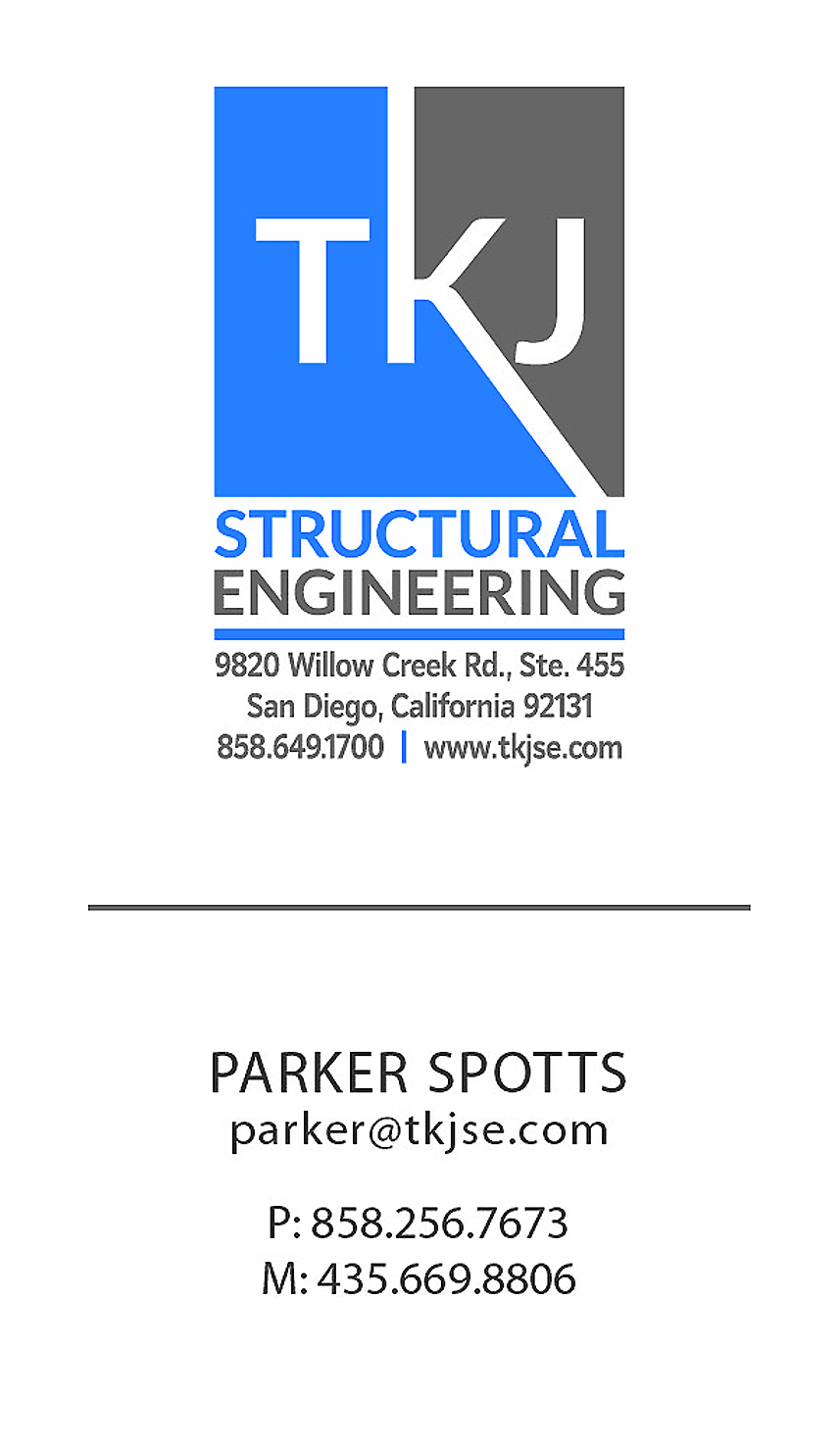 Visitenkarten-Design von tjgdzns für TKJ Structural Engineering | Design #16518142