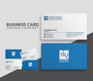 Business Card Design by navacreative for TKJ Structural Engineering | Design: #16562245