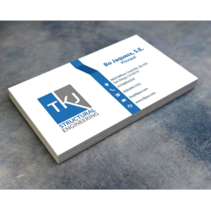 Business Card Design by oomardesigns for TKJ Structural Engineering | Design #16534511