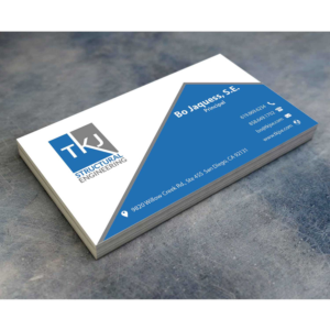 Visitenkarten-Design von oomardesigns für TKJ Structural Engineering | Design: #16534556