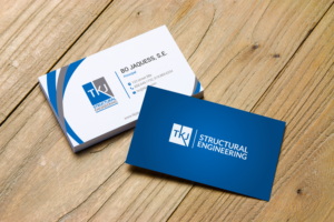 Business Card Design by Digital Apple for TKJ Structural Engineering | Design: #16562175
