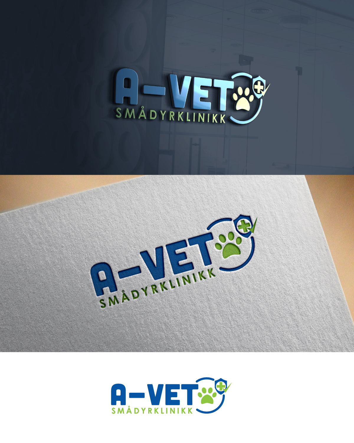 Logo Design by Anekaa for A-Vet Smådyrklinikk | Design #16487487