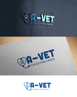 A-Vet Smådyrklinikk | Logo Design by Anekaa