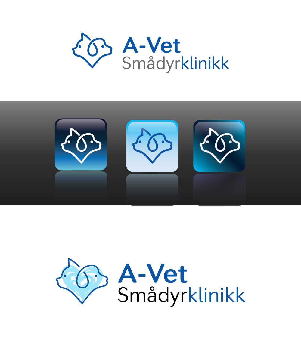 Logo-Design von Wild Geek für A-Vet Smådyrklinikk | Design #16488990