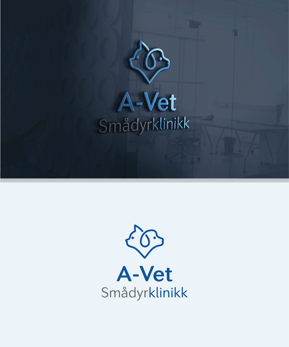 Logo Design by Wild Geek for A-Vet Smådyrklinikk | Design #16518689