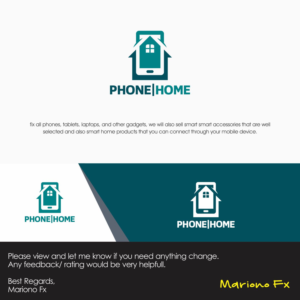 Logo Design by Mariono Fx for Phone Home One, LLC | Design: #16496077