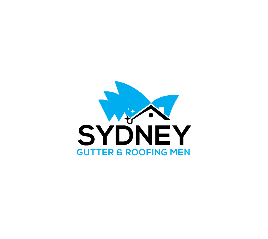 Logo Design by ecorokerz for Sydney Gutter & Roofing Men | Design #16486831